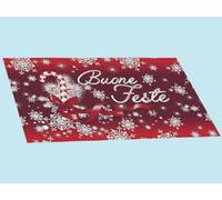 TAPPETO ZERBINO TAPPETINO BUONE FESTE CH103/1 CM.50X80