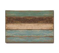 Zerbini Welcome Rustic Old Barn Wood - Country Cabin Tappeti Lavabile in Lavatrice Zerbino per Porta Antiscivolo Zerbino per Cucina Camera da Letto Corridoio 40X60 CM