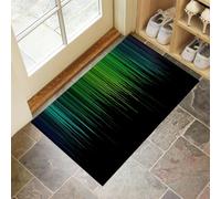 Zerbino 45 X 75 Cm - Cubo Rosso Zerbino Morbido Grigio Scuro Tappeto Per Ingresso E Interno, Fondo Antiscivolo Gommato, Facile Da Pulire - Rettangolare - Geometria Moderna
