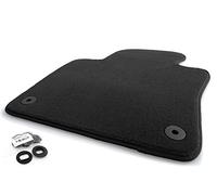 Zerbino adatto per Fabia 2 II 5J Velour tappetini auto qualità premium lato guidatore anteriore nero
