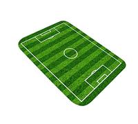 Zerbino Antiscivolo in Poliestere, Resistente Tappeto Assorbente per L'acqua, Design Luminoso con Motivo 3D per il Bagno, Balcone, Verde 19,7x31,5 Pollici (40 * 60 cm)