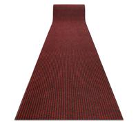 Zerbino antiscivolo per metri lineari 80 cm GIN 3086 Liverpool esterno, interno, su gomma - rosso 80x120 cm
