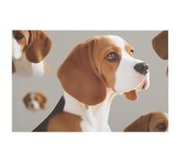 Zerbino assorbente per porta anteriore, antiscivolo, tappetino di benvenuto per interni ed esterni, con cane beagle, tappetino da ingresso lavabile per garage, giardino, patio, portico, ingresso