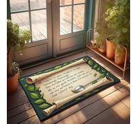 Zerbino autunnale con un antico rotolo con un cucchiaio d'argento: un messaggio misterioso svela lo zerbino per scarpe by Door Man Cave Accessories (50 x 80 cm)