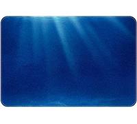 Zerbino Blue Deep Sea Soffice Tappeto da Bagno Anti-Polvere Assorbente Zerbino Ingresso Casa, per Interno, Cucina, 40x60cm