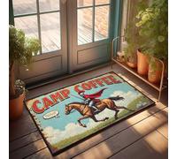 Zerbino con scritta "A Knight's Quest For The Perfect Brew", zerbino da uomo con frasi divertenti (40 x 60 cm)