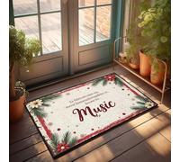 Zerbino con scritta "Friends" (lingua italiana non garantita), con scritta in lingua inglese "The Most Famous Language of All", per ingresso esterno, grande, 40 x 60 cm