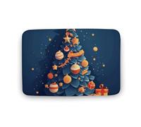 Zerbino con scritta "Welcome", antiscivolo, assorbente, per interni ed esterni, morbido, lavabile, idea regalo sotto l'albero di Natale, tappetino da ingresso per casa, ingresso esterno, cortile