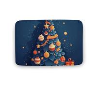 Zerbino con scritta "Welcome", antiscivolo, assorbente, per interni ed esterni, morbido, lavabile, idea regalo sotto l'albero di Natale, tappetino da ingresso per casa, ingresso esterno, cortile
