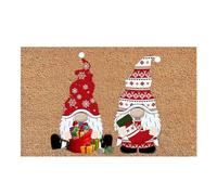 Zerbino D Home Nain Natale,Tappeto d'ingresso Gnomi per interni ed esterni | Tappeto d ingresso per ufficio cucina balcone garage giardino