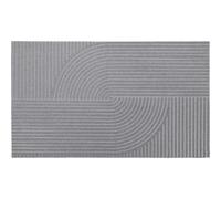 Zerbino da interno antiscivolo Struktur 70x120 cm grigio chiaro Grigio chiaro