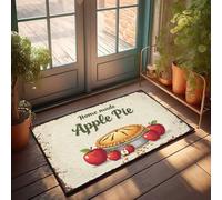 Zerbino decorativo per ingresso anteriore, fatto in casa, con torta di mele: a Sweet Delight, tappetino da bagno per bagno antiscivolo (50 x 80 cm)