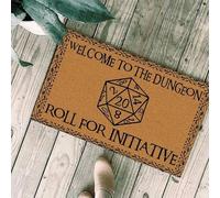 Zerbino design zerbino Benvenuti a The Dungeon Roll for Initiative Area Rugs 16"x24"
