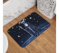 Zerbino di benvenuto, 40,6 x 61 cm, antiscivolo, assorbente, morbido, lavabile, con Ariete e Astrologia Segreta, tappeto per elegante decorazione per cucina, camera da letto, bagno