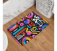 Zerbino di benvenuto, 40,6 x 61 cm, antiscivolo, assorbente, tappetino da bagno, morbido, lavabile, 9d2bc898e7213be000ec45a9e84dd08d, tappeto per cucina, camera da letto, bagno, arredamento elegante