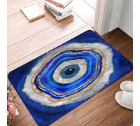 Zerbino di benvenuto divertente con l'antico occhio malvagio di Matiasma per l'ingresso, tappetini da pavimento per interni, per la decorazione della casa, tappetino da cucina con retro in gomma antis