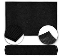 ZOLTA Tappeto Ingresso casa - Tappeto da Esterno - Zerbino per esterni e interni - Antiscivolo - Impermeabile Lavabile Resistente allo Sporco - Nero - 120x180cm