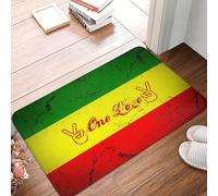 Zerbino D'Ingresso Reggae Music Love One Robusto Zerbini Di Benvenuto Resistente Tappetino D'Entrata Per Casa Ufficio Bagno 60X40Cm