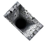 Zerbino d'ingresso - Tappeto antiscivolo design astratto realistico - Tappeto Illusione Ottica superiore del, tappeto bagno - per camera da, casa d hotes canape dormitorio appartamento