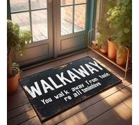 Zerbino divertente per allontanarsi dalle relazioni tossiche: Abbraccia il cambiamento positivo, zerbino di benvenuto autunnale per porta d'ingresso e decorazione cantina (50 x 80 cm)