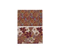 Zerbino DKD Home Decor Gomma Multicolore 2 Unità Fibra di cocco [60 x 40 x 1,