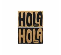 Zerbino DKD Home Decor Hola Caracola PVC Fibra [2 pcs] [60 x 40 x 1.5 cm]
