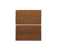 Zerbino DKD Home Decor Marrone Gomma Cocco [75 x 45 x 2,3 cm] [2 Unità]