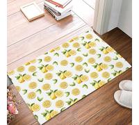 Zerbino Entrata Summer Pastoral Le-Mon, Lavabile Tappetino Porta Morbido Tappeto Da Esterno 40X60Cm Per Camera Ingresso Casa