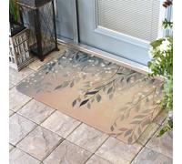 Zerbino Entrata Watercolor Leaves Spring Pastoral Vines, Indistruttibile Tappetino Di Benvenuto Lavabile Tappeto Doccia 40X60Cm Per Ingresso Giardino Terrazzo