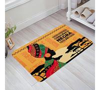 Zerbino Esterno 40X60Cm, Black Day History African American Party Month Tappetino Da Bagno Classico Tappeto Asciugapassi Per Camera Terrazzo Ingresso