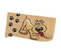 Zerbino fibra cocco moderno 40x75 tappeto ingresso porta cuori cane gatto home