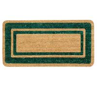 ZERBINO FUORI PORTA IN COCCO NATURALE CM.50X100 FASCIA DECORATIVA VERDE