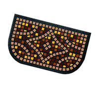Zerbino Gomma Semiluna Antiscivolo 40x70 Cm Tappeto Flessibile Morbido Ingresso Interno Esterno MOD.Format SEMILUNA (G)