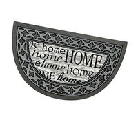 emmevi Zerbino Gomma Semiluna Antiscivolo 40x70 Cm Tappeto Flessibile Morbido Ingresso Interno Esterno MOD.Format SEMILUNA (D)