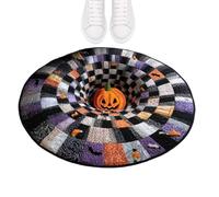 Zerbino Halloween Con Illusione 3D Tappeto Abisso Spettrale Trapuntato