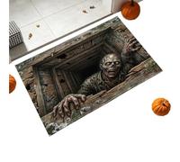 Zerbino Halloween Tappeto Per Ingresso Antiscivolo Con Illusione Ottica | Tappeto 60x40cm Illusione Abisso Per Casa Appartamento Soggiorno Cucina Camera Da Bagno Balcone Ingresso Feste