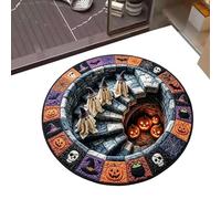 Zerbino Illusione Halloween Tappeto Illusione Fantasma Cappello Trapuntato