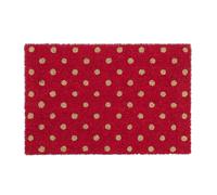 Zerbino in cocco con design a puntini Tappeto d'ingresso 40x60 cm 1,5 kg