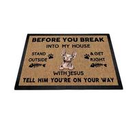 Zerbino Ingresso Before You Break Into My House Hairless Cats Cat Antiscivolo Zerbino Per Porta Morbide Tappetino D'Entrata Per Corridoio Bagno Soggiorno 60X40Cm