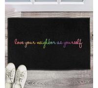 zerbino ingresso casa Ama il tuo prossimo come te stesso, benvenuto zerbino,