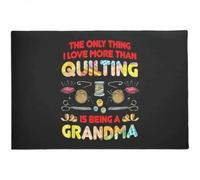 zerbino ingresso casa Amo essere una nonna più che fare il quilting. Zerbino per interni ed esterni.