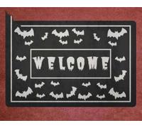 zerbino ingresso casa Arredamento gotico per la casa - Zerbino Crazy Bats