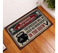 zerbino ingresso casa Attenzione: la proprietà della strega Treepassing verrà utilizzata come ingrediente dello zerbino