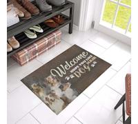 zerbino ingresso casa Australian Shepherd - Benvenuto Spero che ti piaccia il pelo del cane Zerbino di benvenuto