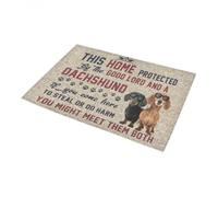 zerbino ingresso casa Bassotto Se vieni qui per rubare o fare del male Zerbino