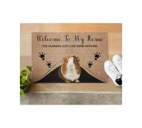 zerbino ingresso casa Benvenuti a casa mia, gli umani vivono qui con lo zerbino per interni ed esterni per porcellini d'India