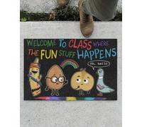 zerbino ingresso casa Benvenuti alla classe dove succedono le cose divertenti - Zerbino