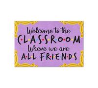 zerbino ingresso casa Benvenuti in classe dove siamo tutti amici Zerbino