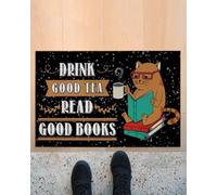 zerbino ingresso casa Bevi un buon tè, leggi buoni libri, zerbino