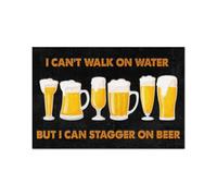zerbino ingresso casa Birra - Zerbino divertente Non posso camminare sull'acqua